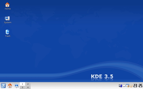 Linux Debian With KDE image